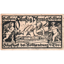 Alemania, Rothenburg, 50 Pfennig, BC+