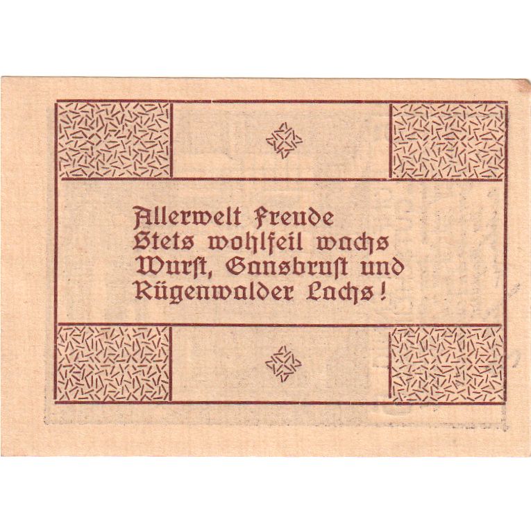 Germania, Rugenwalde, 5 Pfennig, 1921-10-01, SPL