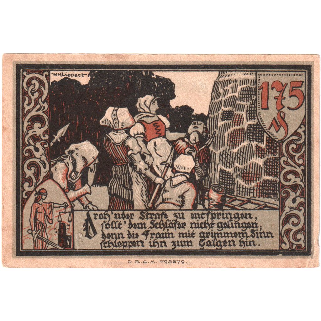 Germania, Gransee, 175 Pfennig, SPL-