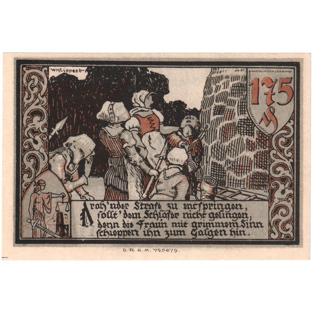 Germania, Gransee, 175 Pfennig, SPL