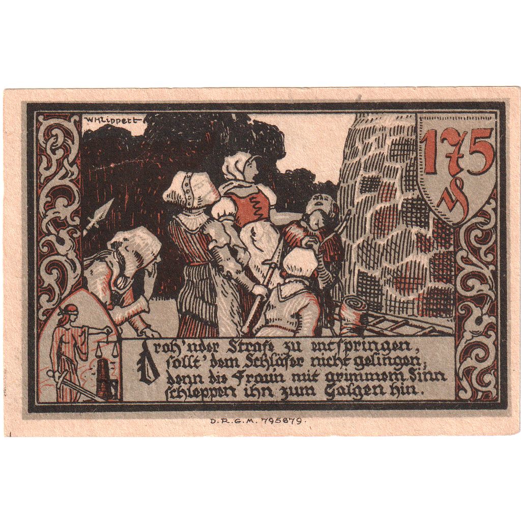 Germania, Gransee, 175 Pfennig, SPL