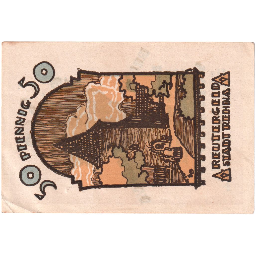 Germania, Rehna, 50 Pfennig, 1922-05-31, BB+