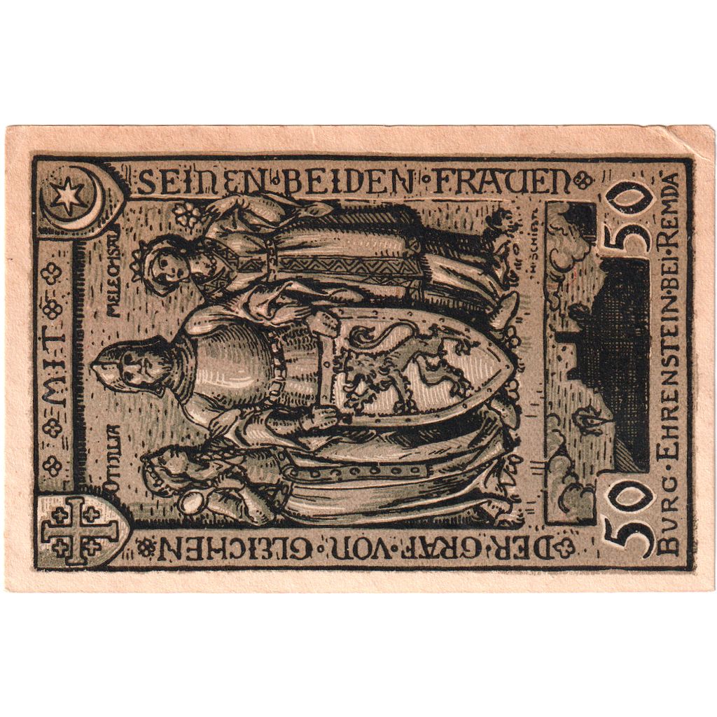 Germania, Remda, 50 Pfennig, 1921-07-01, SPL-