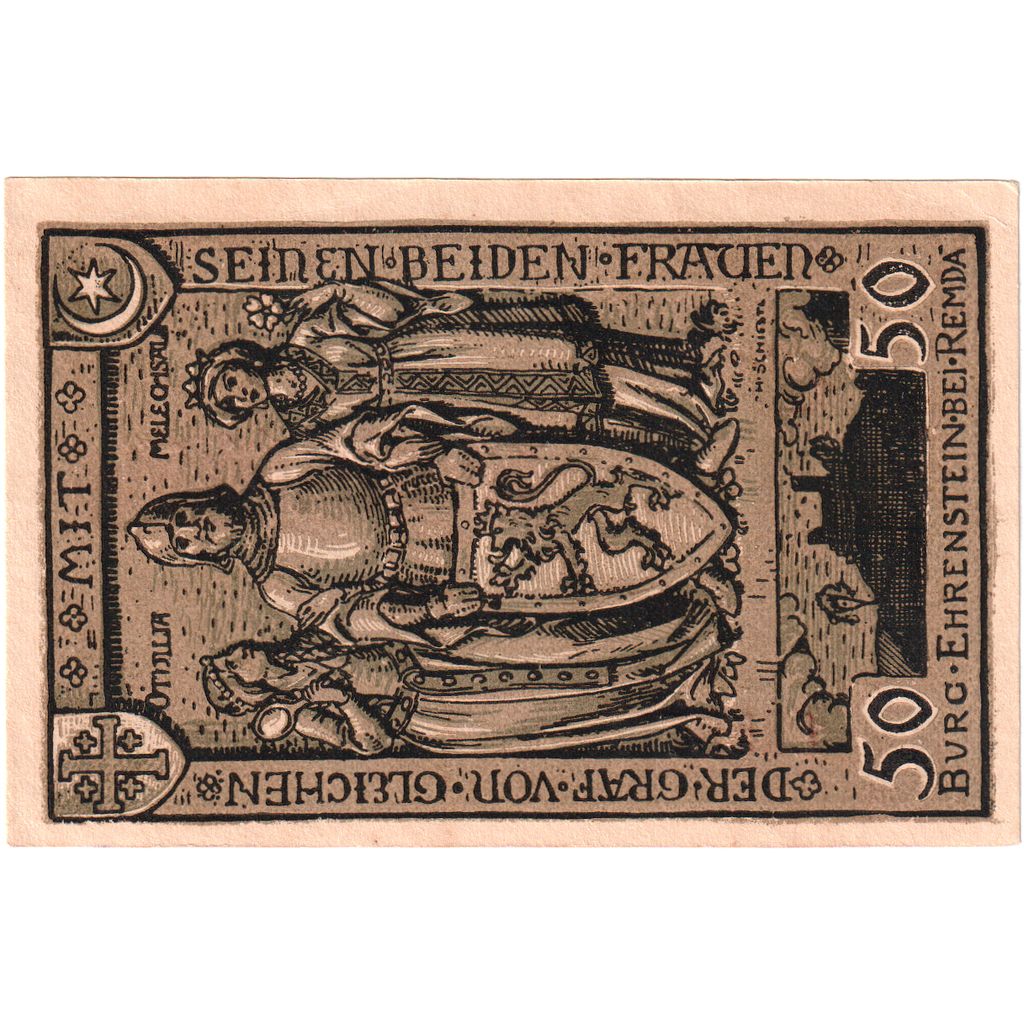 Duitsland, Remda, 50 Pfennig, 1921-07-01, SPL