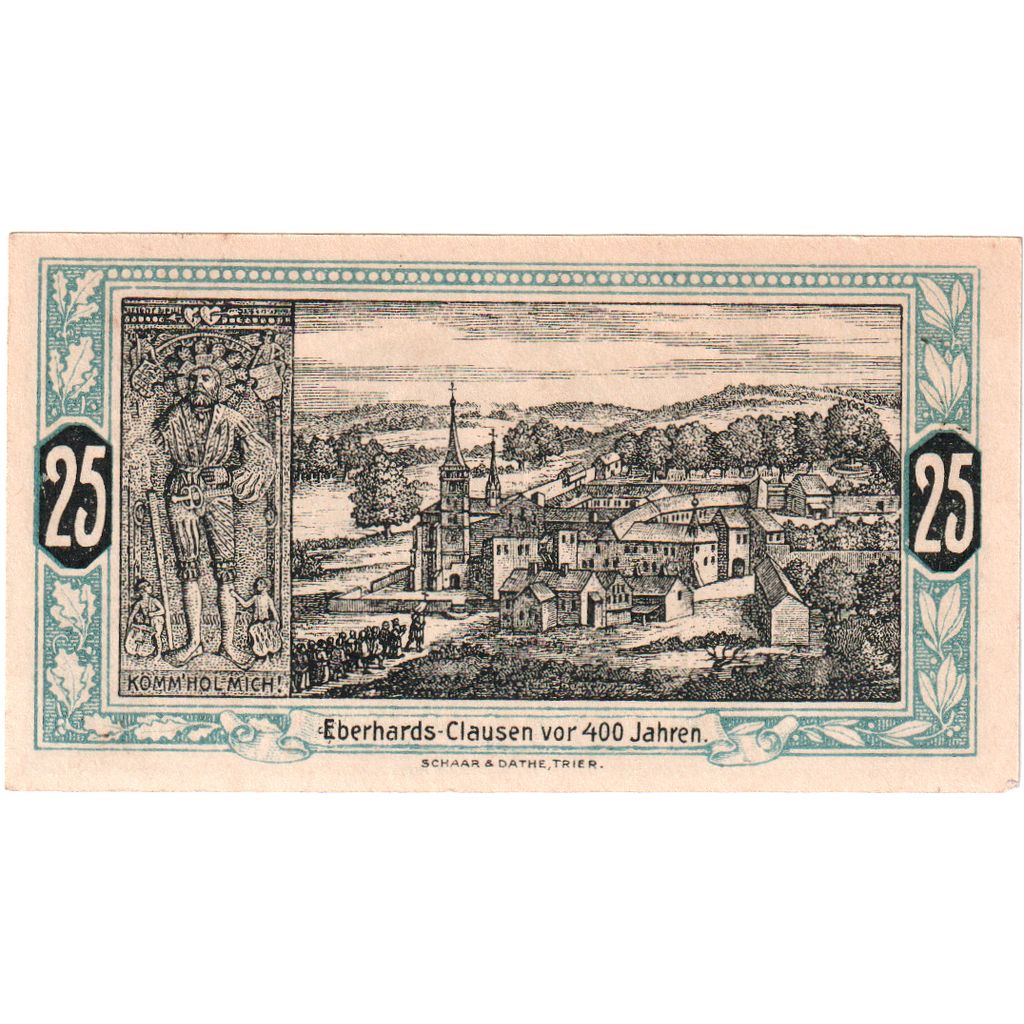 Deutschland, Kreis Wittlich, 25 Pfennig, UNZ-