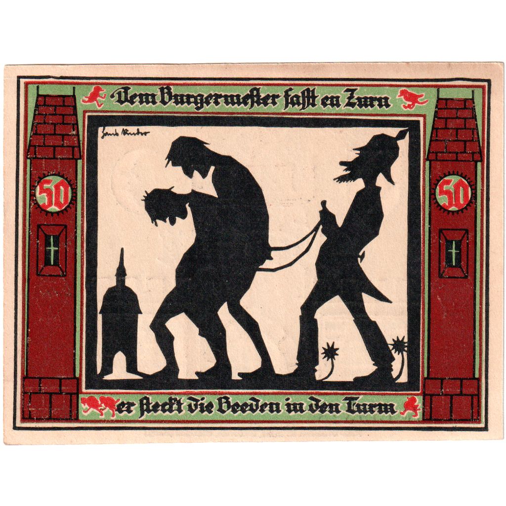 Deutschland, Glauchau, 50 Pfennig, 1921-05-01, VZ