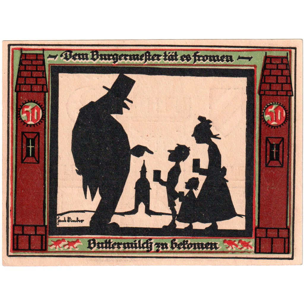 Germany, Glauchau, 50 Pfennig, 1921-05-01, UNC(63)