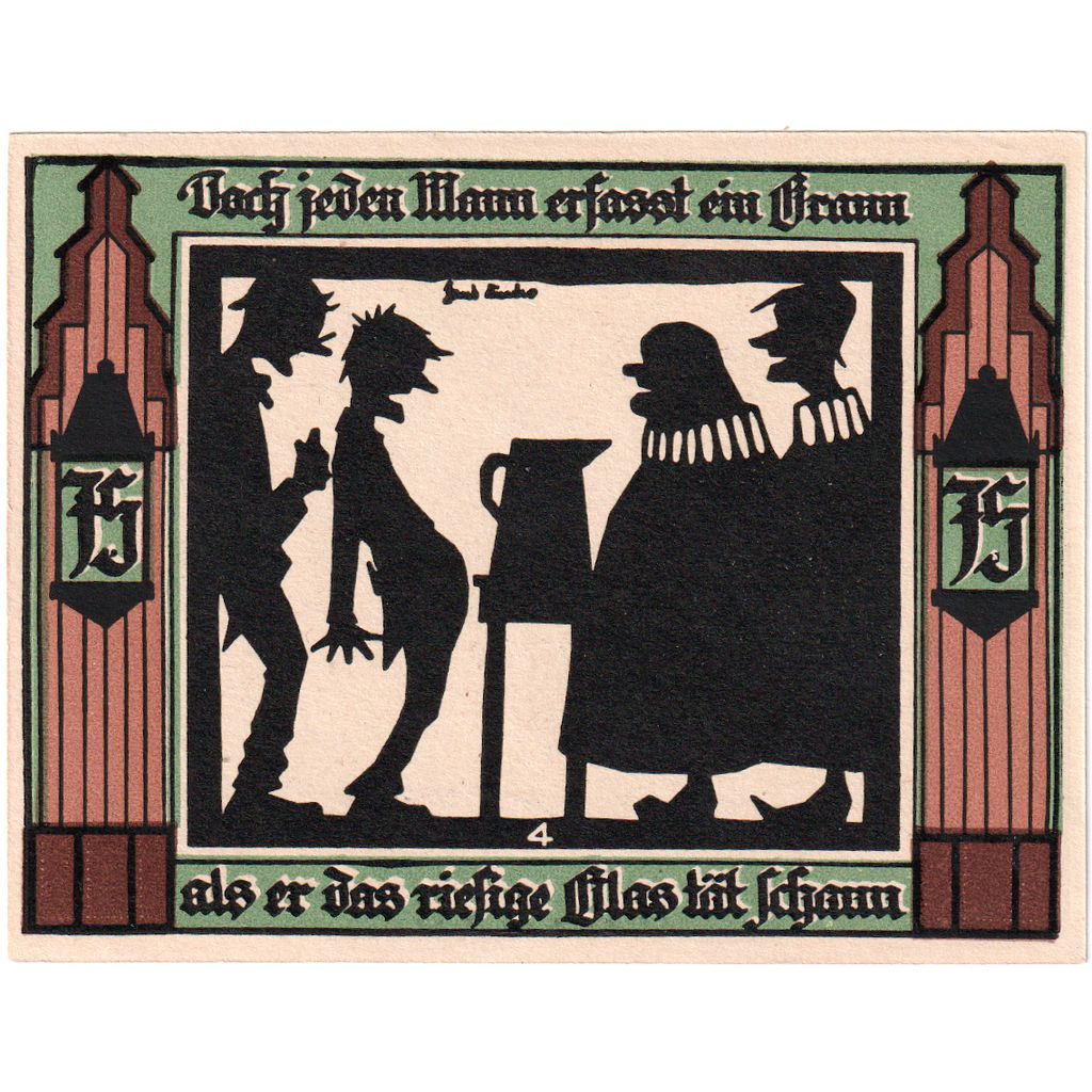 Deutschland, Glauchau, 75 Pfennig, 1921-05-01, UNZ-