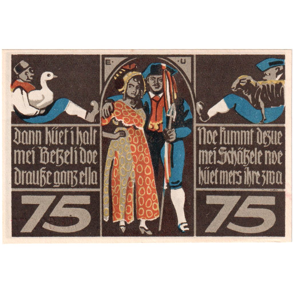 Deutschland, Rothenburg, 75 Pfennig, 1921-06-24, UNZ-