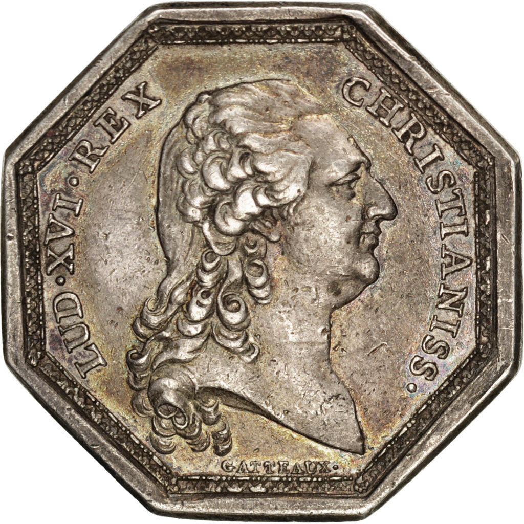 France, Jeton, Royal, 1785, Gatteaux, EF(40-45), Silver, Feuardent:9180