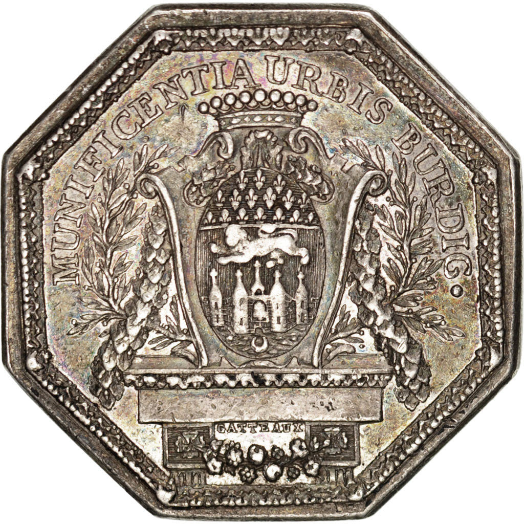 France, Jeton, Royal, 1785, Gatteaux, EF(40-45), Silver, Feuardent:9180