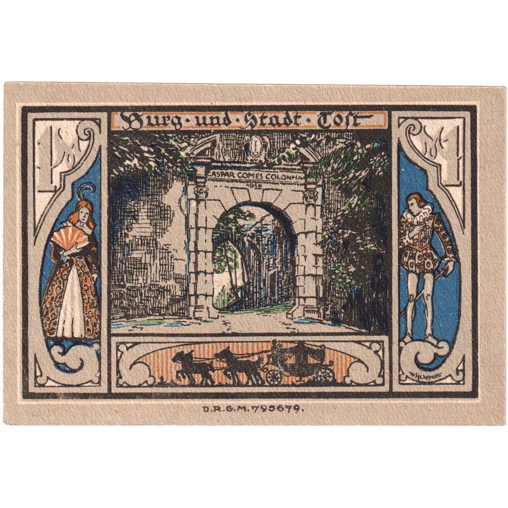 Germania, Gleiwitz, 1 Mark, SPL