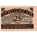 Niemcy, Ballenstedt, 25 Pfennig, 1920-09-28, AU(55-58)