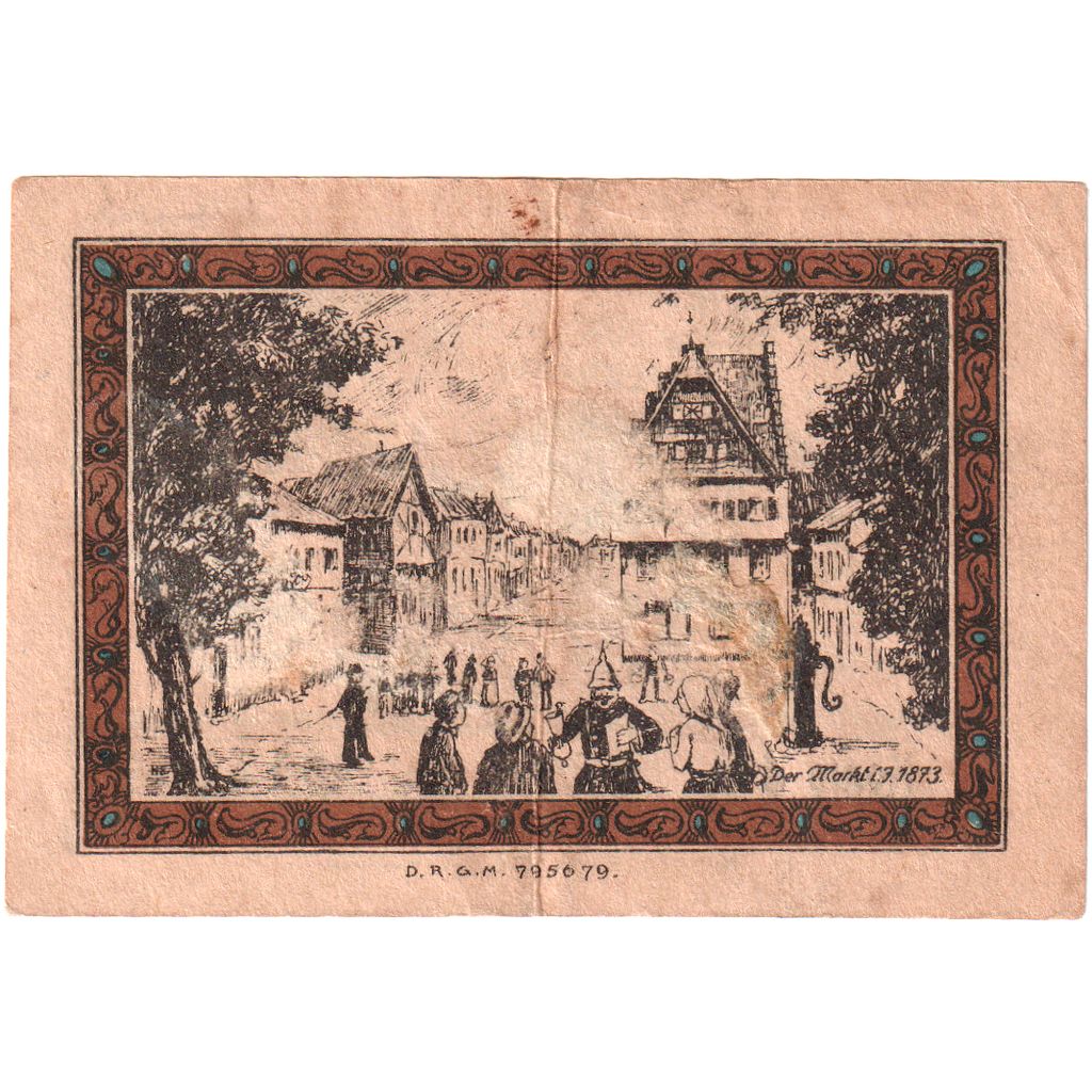 Germania, Glogau, 50 Pfennig, 1922-12-31, BB