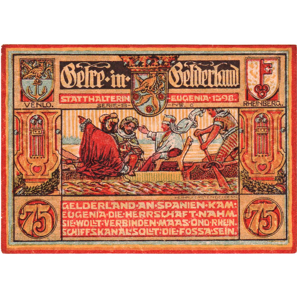 Germania, Geldern, 75 Pfennig, SPL