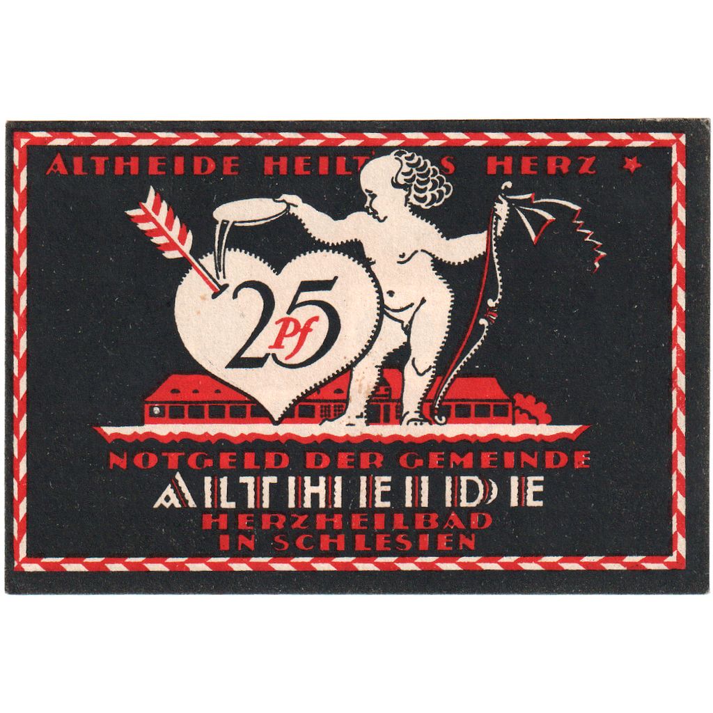 Deutschland, Altheide, 25 Pfennig, UNZ-