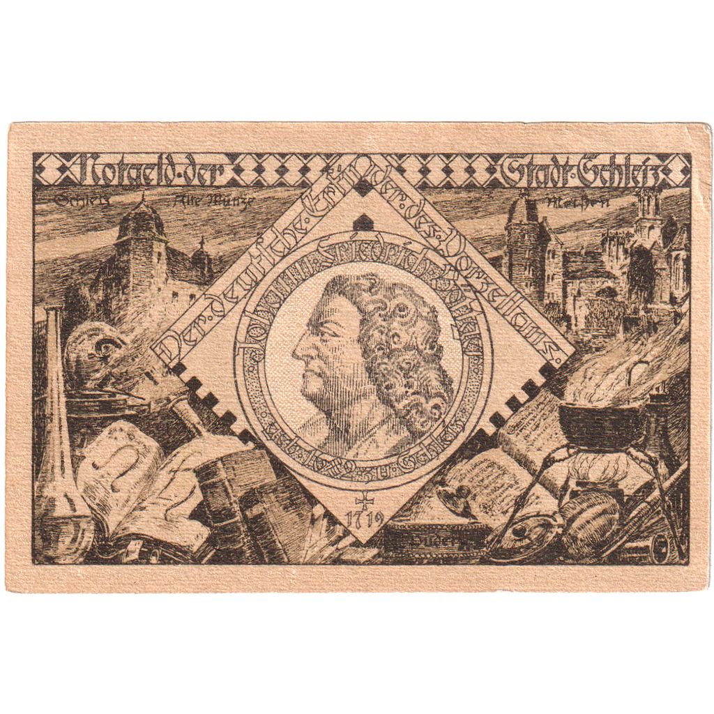 Germania, Schleiz, 50 Pfennig, 1921-12-01, SPL