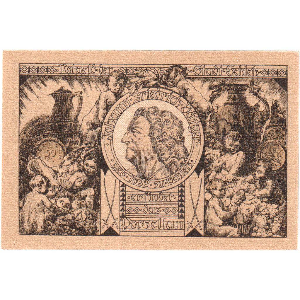 Germania, Schleiz, 50 Pfennig, 1921-12-01, SPL