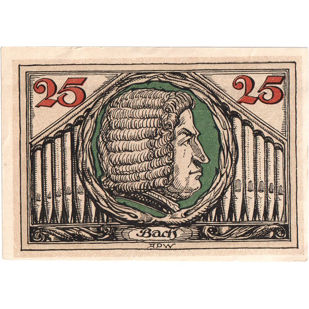 Germania, Arnstadt, 25 Pfennig, SPL