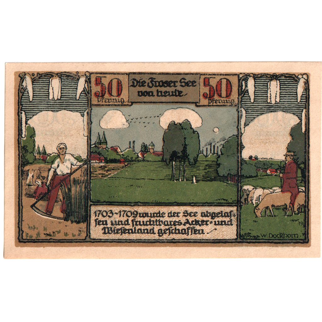 Deutschland, Frose in Anhalt, 50 Pfennig, 1921-06-27, UNZ-