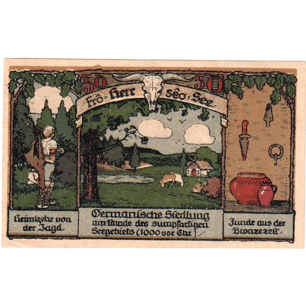 Duitsland, Frose in Anhalt, 50 Pfennig, 1921-06-27, SPL