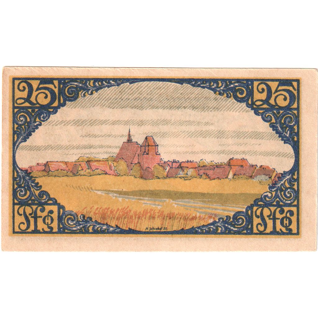 Duitsland, Brehna, 25 Pfennig, SPL