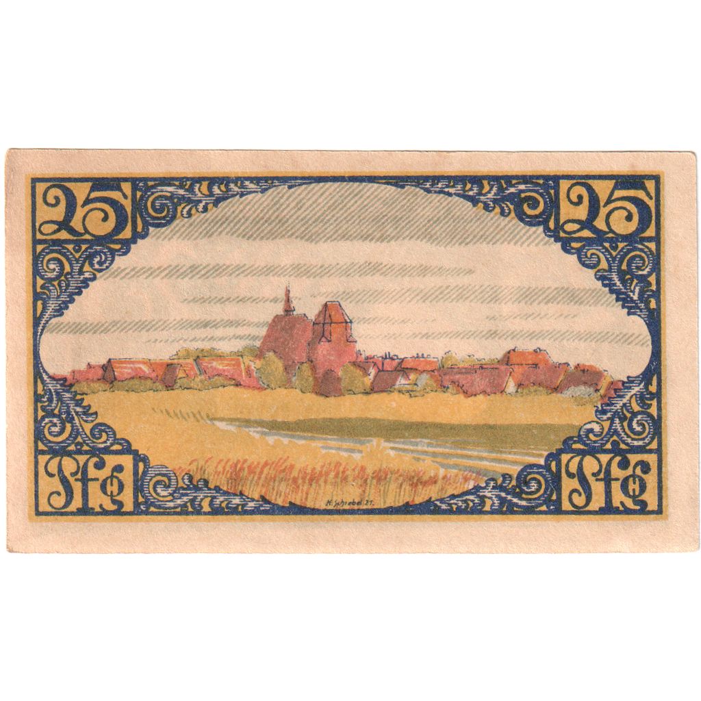 Germania, Brehna, 25 Pfennig, SPL