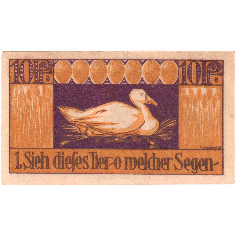 Deutschland, Brehna, 10 Pfennig, UNZ-