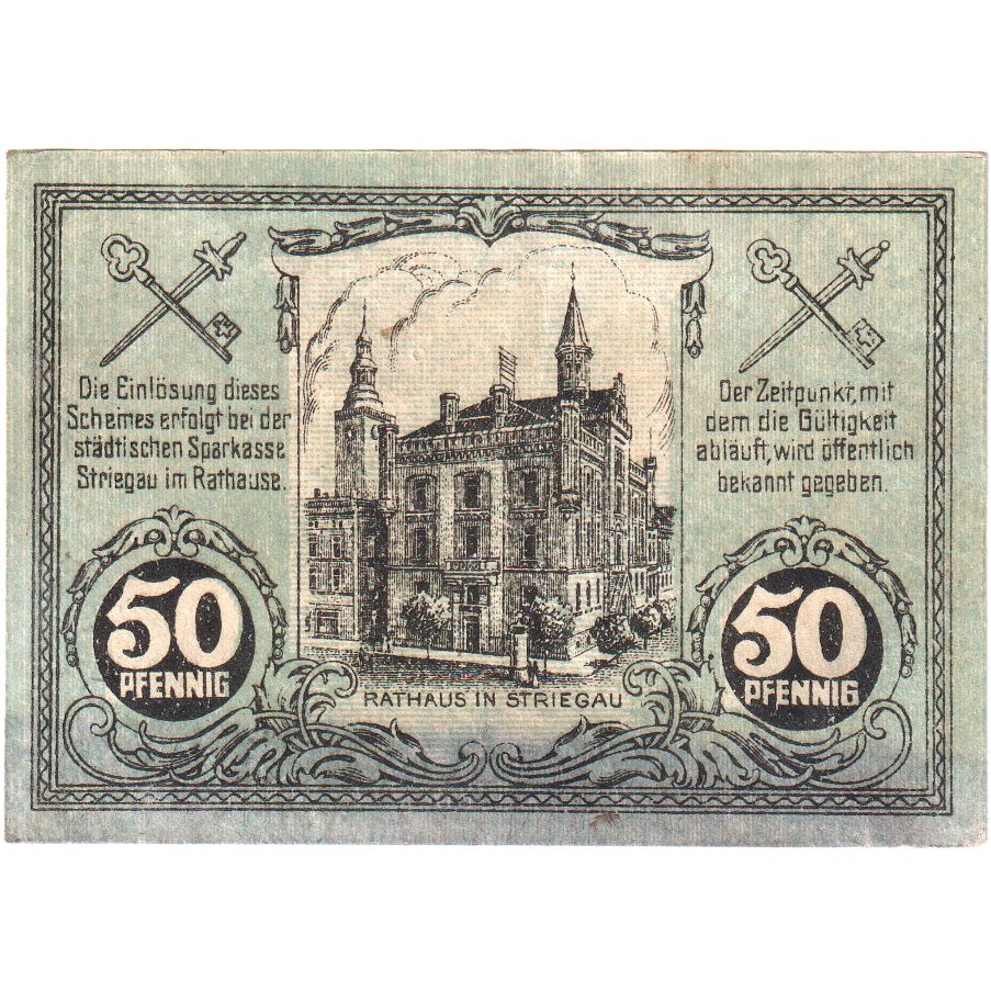 Germania, Striegau, 50 Pfennig, 1920-01-17, SPL
