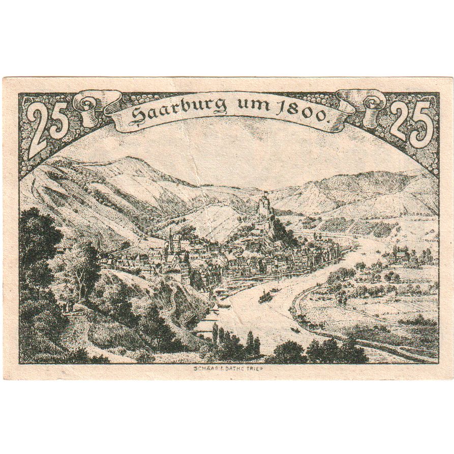 Alemania, Saarburg, 25 Pfennig, 1921-07-01, SC