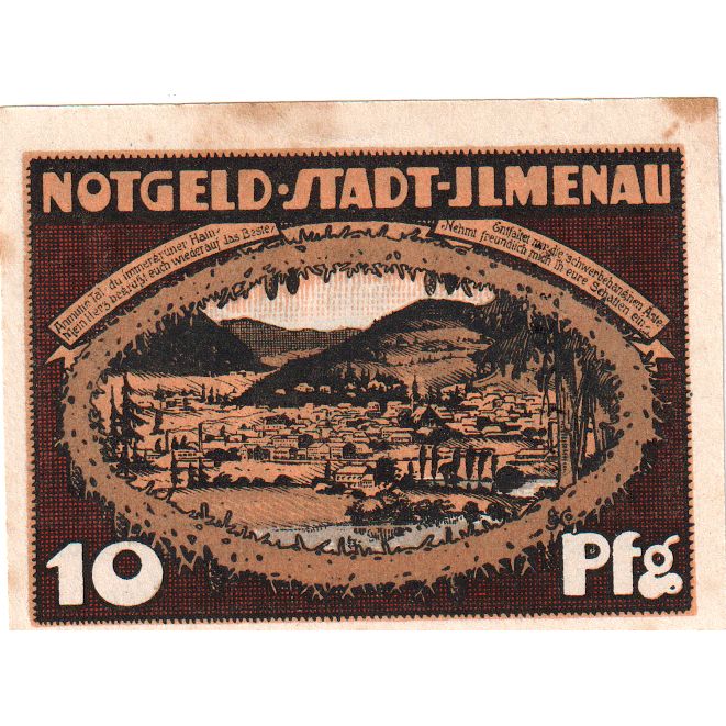 Deutschland, ilmenau, 10 Pfennig, 1921-01-01, SS