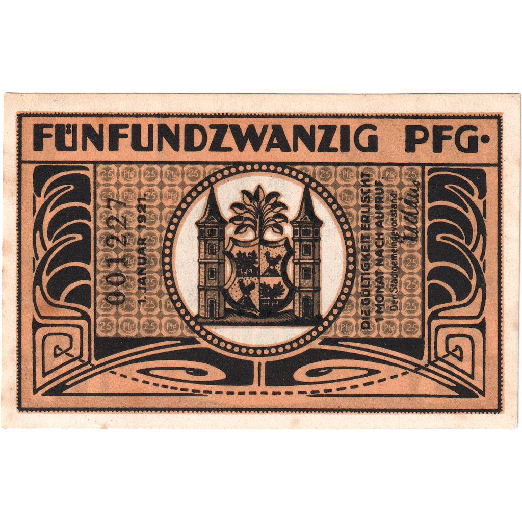 Germania, ilmenau, 50 Pfennig, 1921-01-01, BB