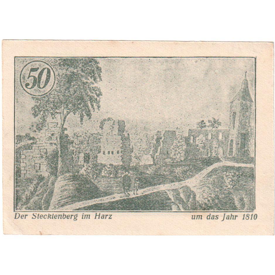 Deutschland, Stecklenberg, 50 Pfennig, SS