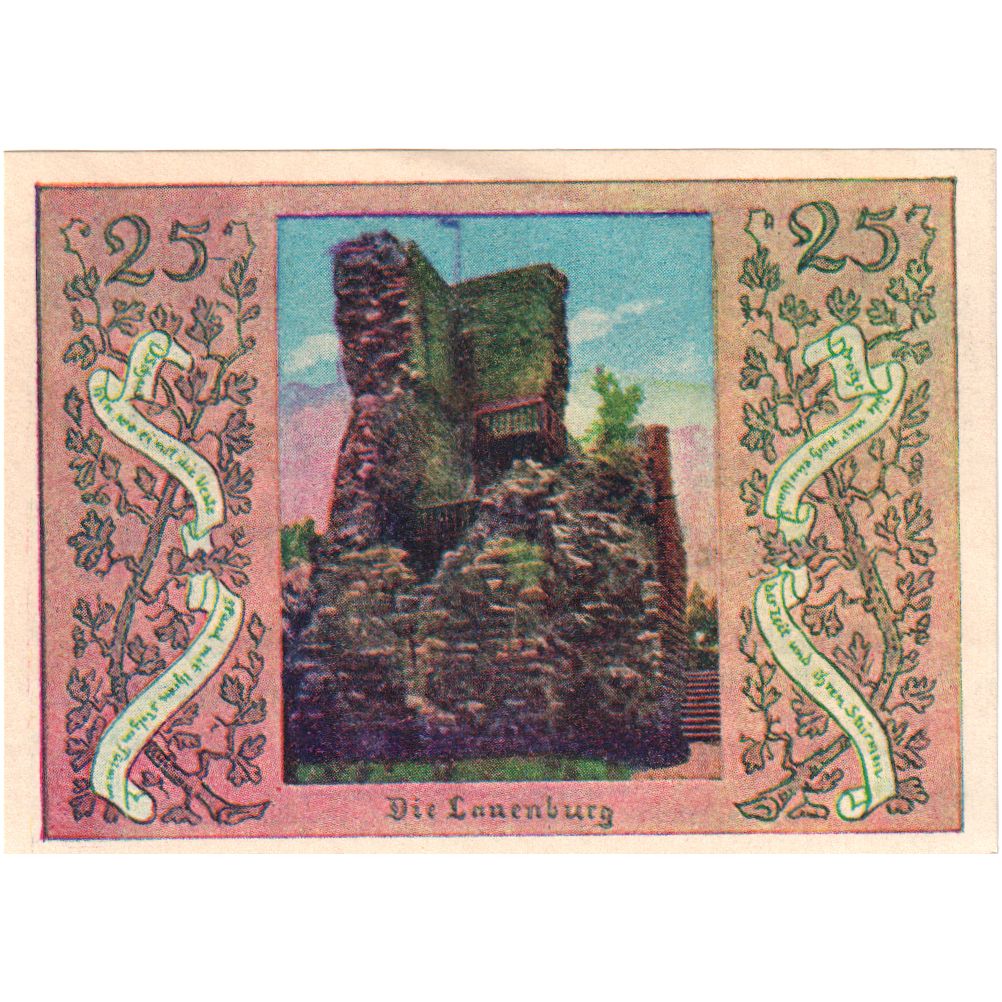 Duitsland, Stecklenberg, 25 Pfennig, 1921-07-01, SPL