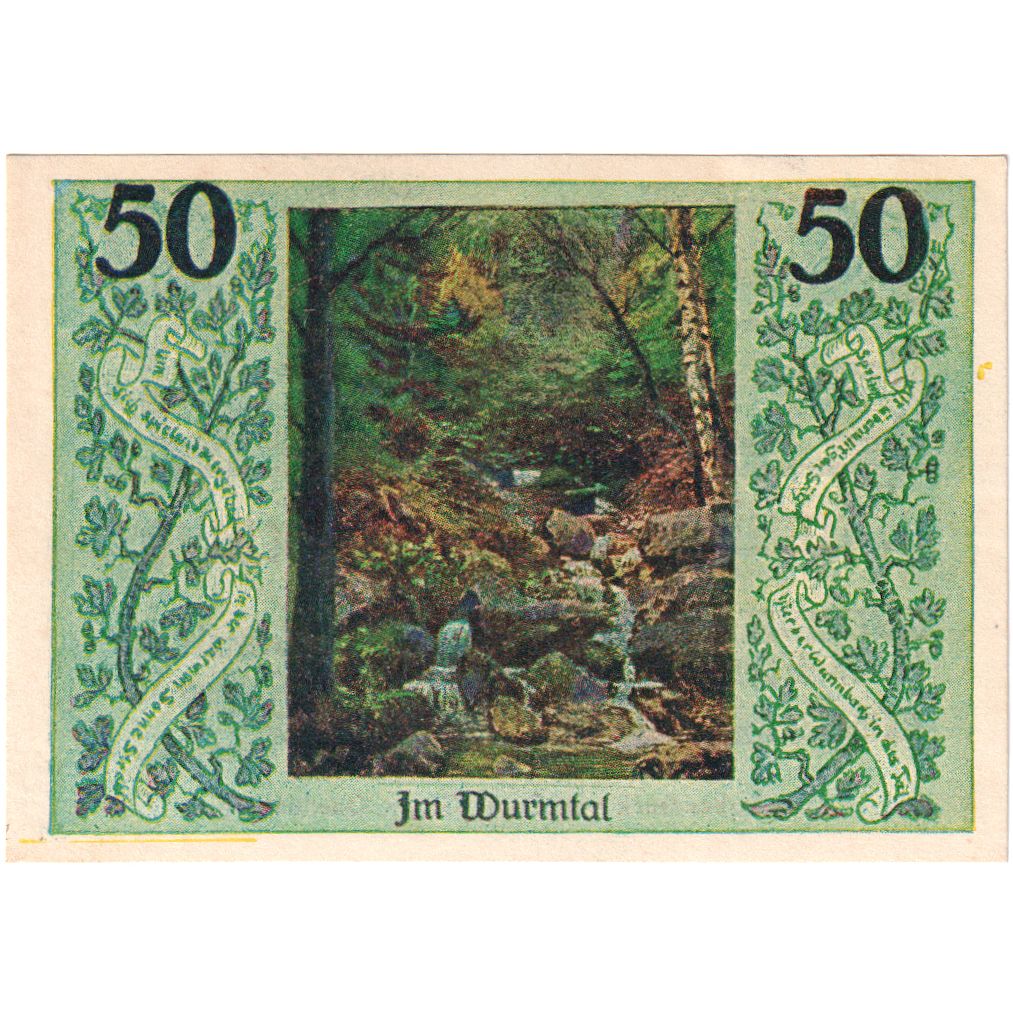 Allemagne, Stecklenberg, 50 Pfennig, 1921-07-01, SPL