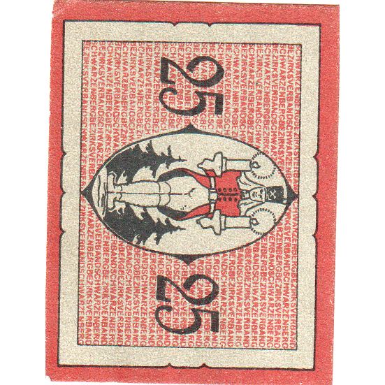 Germania, Schwarzenberg, 25 Pfennig, 1920-12-31, SPL-