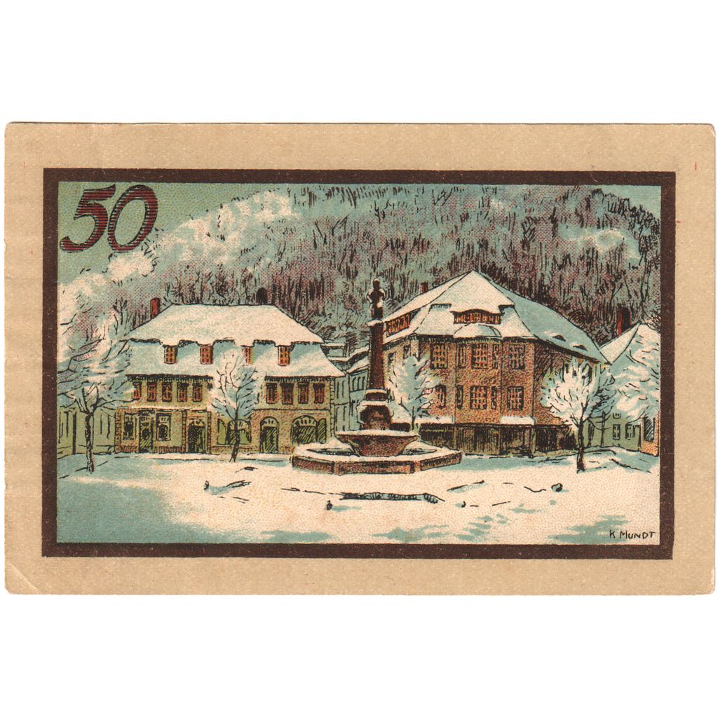 Germania, Suhl, 50 Pfennig, SPL-