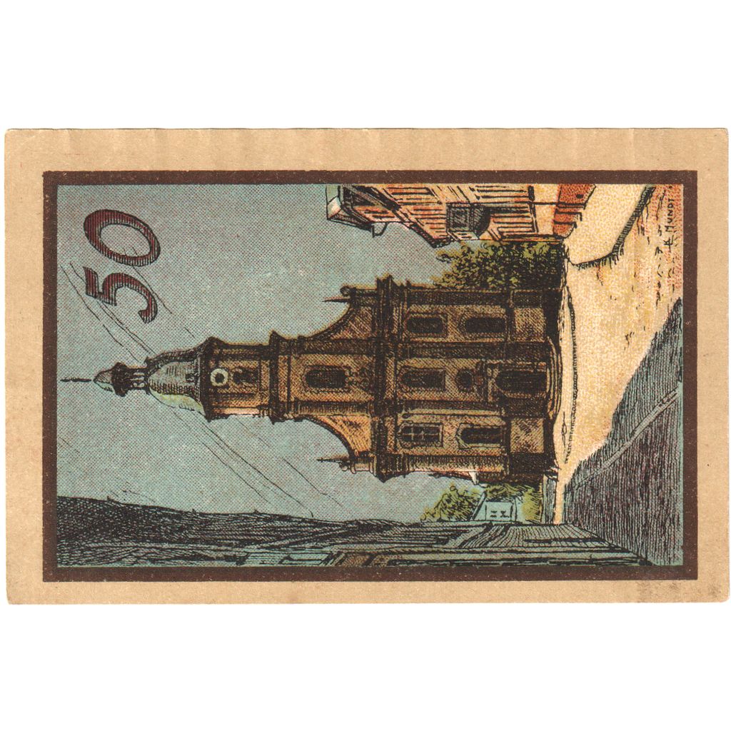 Germania, Suhl, 50 Pfennig, SPL-