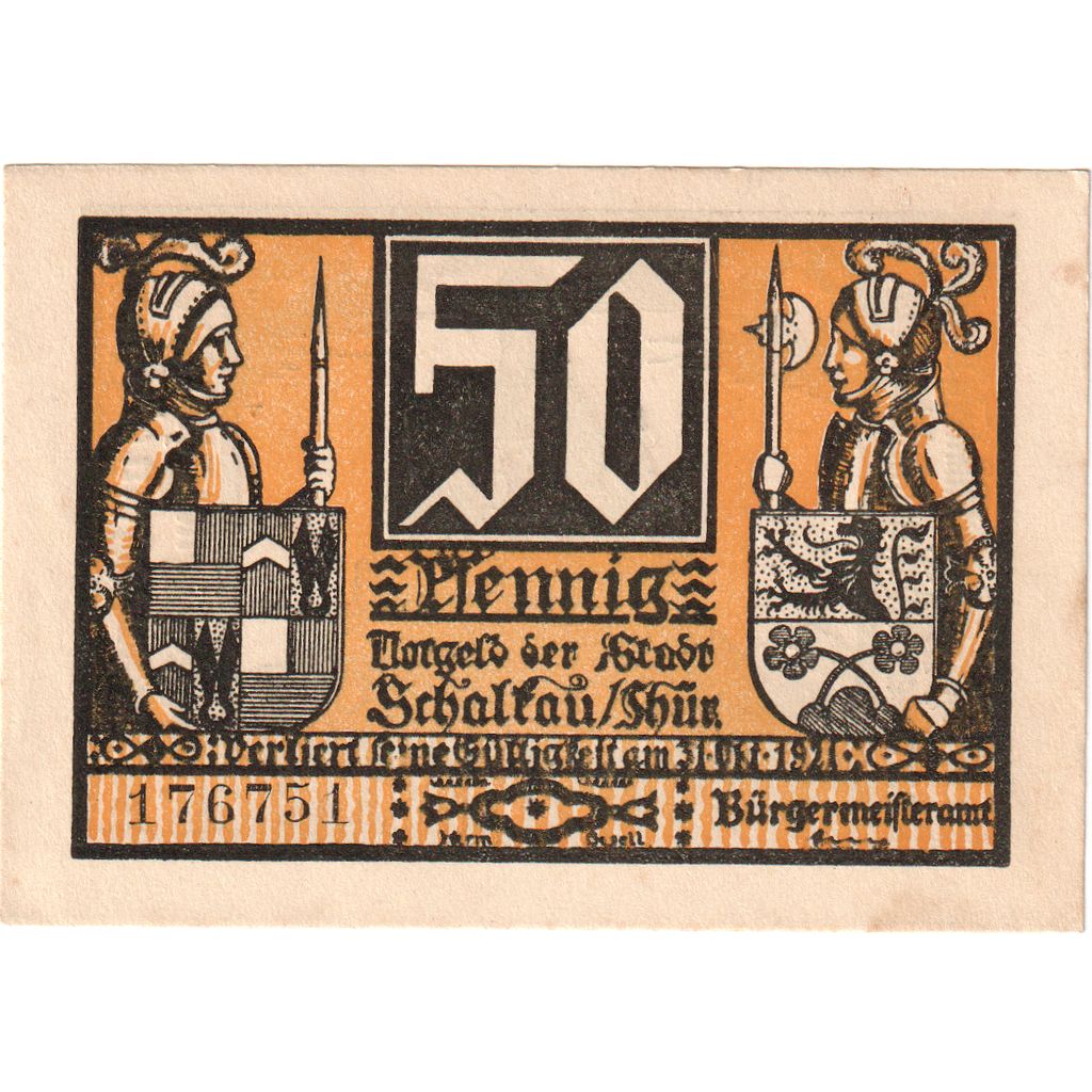 Germania, Schaltau, 50 Pfennig, 1921-10-31, SPL-