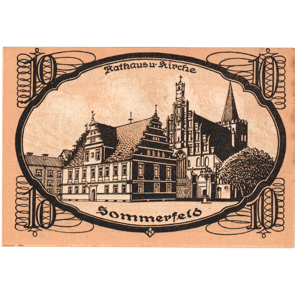 Duitsland, Sommerfeld, 10 Pfennig, 1920-04-01, SUP