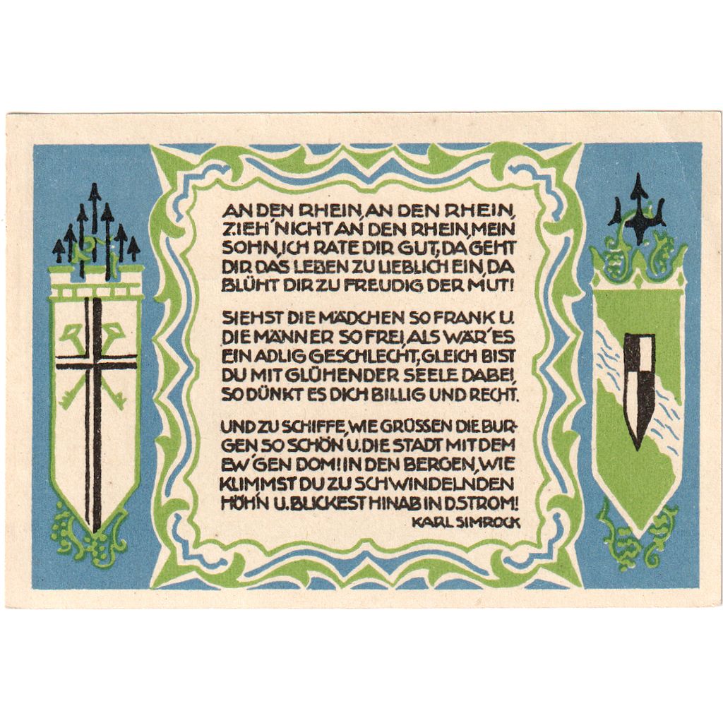 Deutschland, Koenigswinter, 50 Pfennig, 1921-11-01, UNZ-