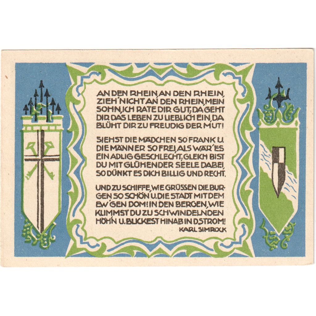 Deutschland, Koenigswinter, 50 Pfennig, 1921-11-01, UNZ-