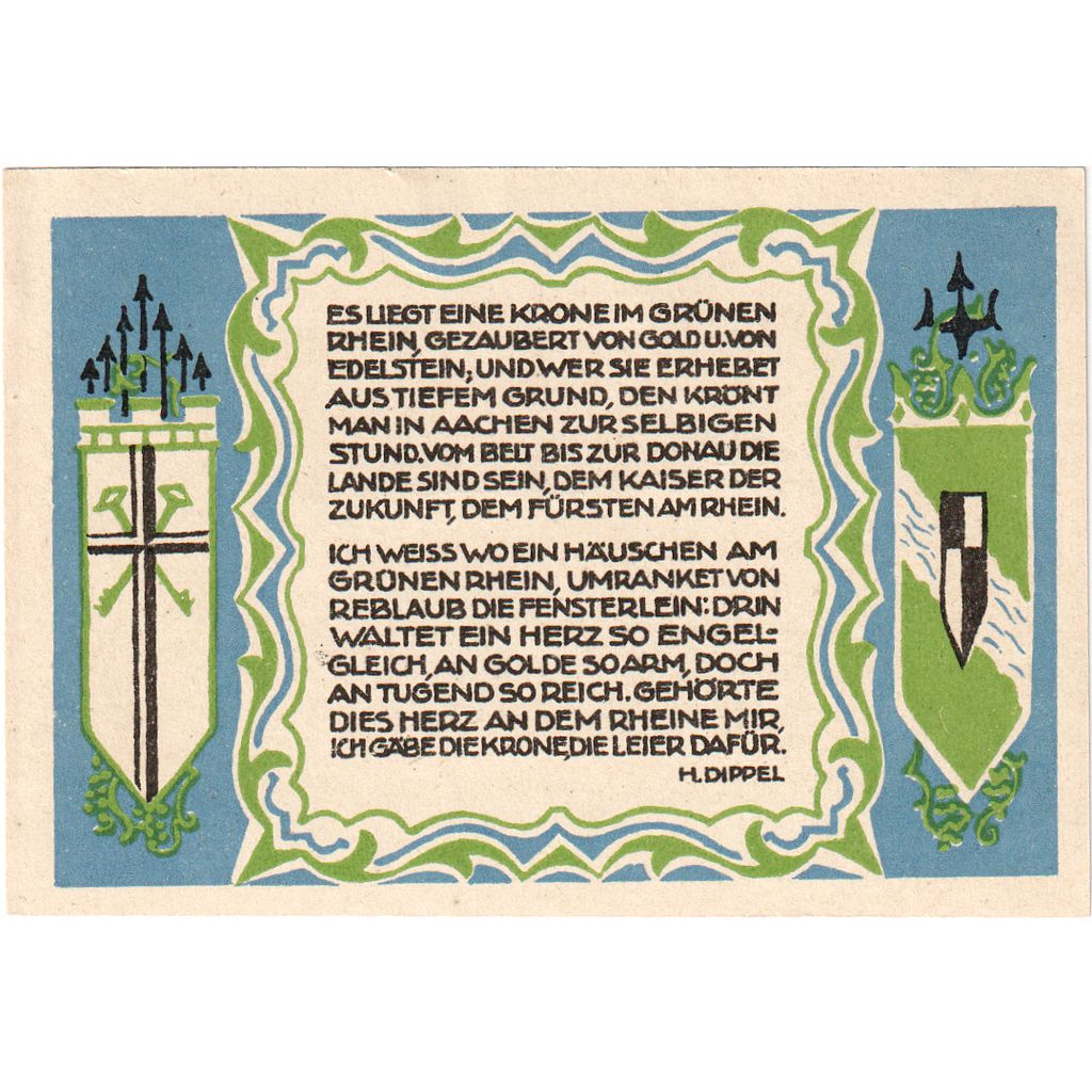 Deutschland, Koenigswinter, 50 Pfennig, 1921-11-01, UNZ-