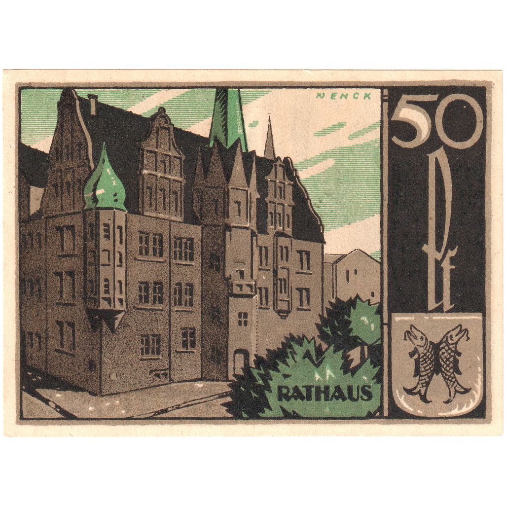 Deutschland, Saalfeld, 50 Pfennig, 1921-04-15, UNZ-