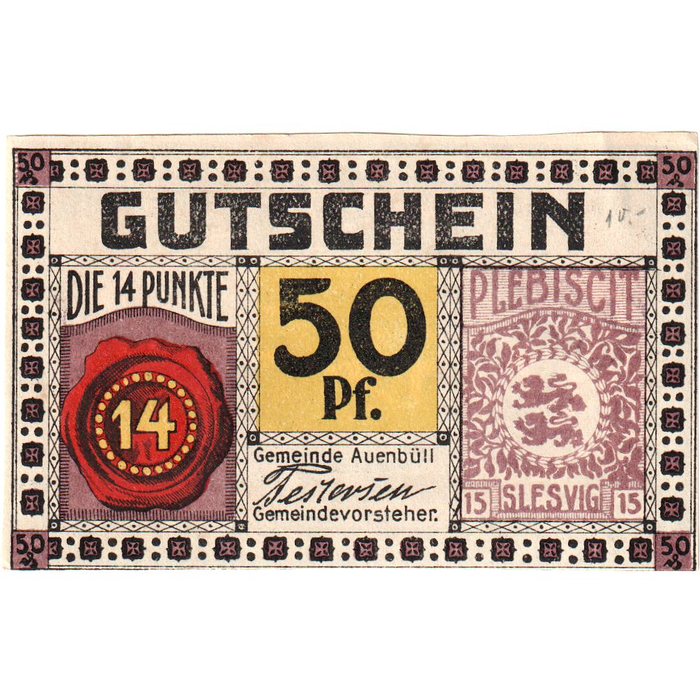 Duitsland, Auenbüll, 50 Pfennig, SPL