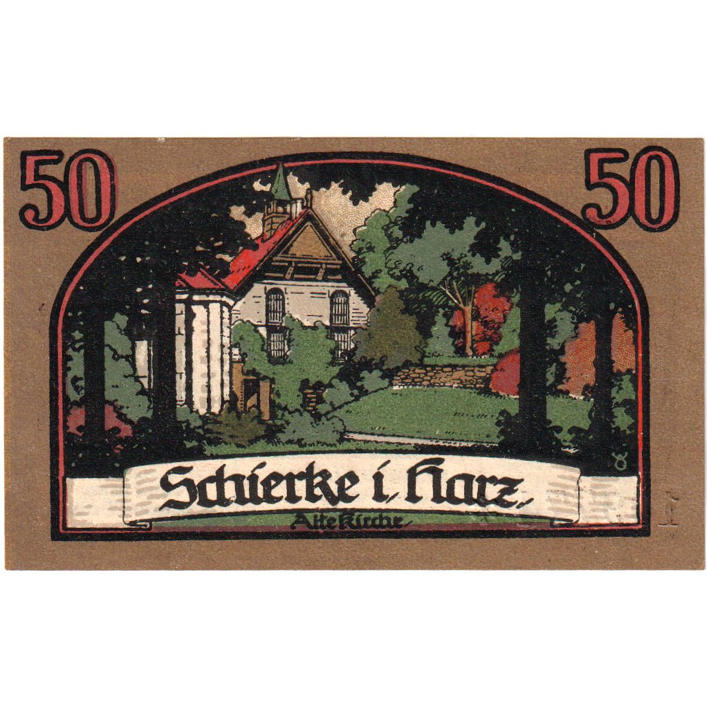 Deutschland, Schierke im Harz, 50 Pfennig, 1921-04-01, UNZ-