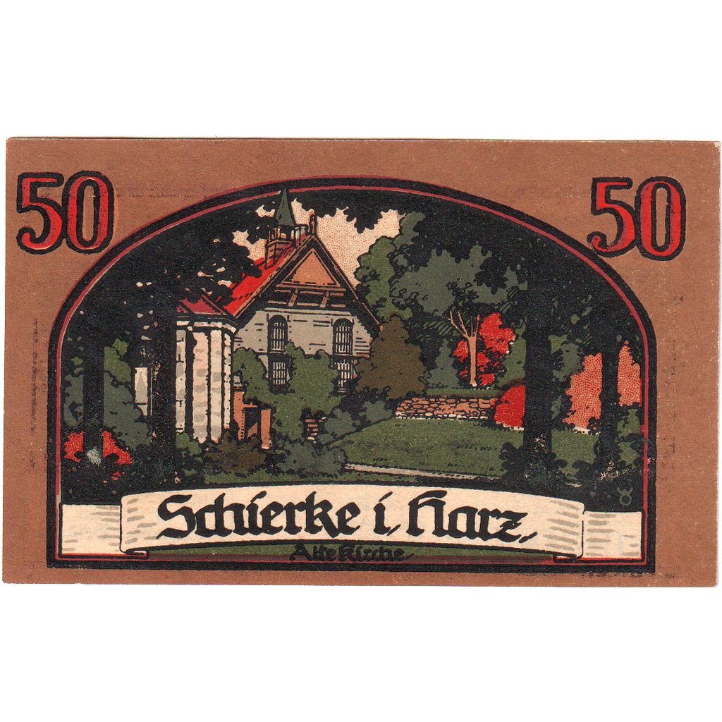 Deutschland, Schierke im Harz, 50 Pfennig, 1921-04-01, UNZ-