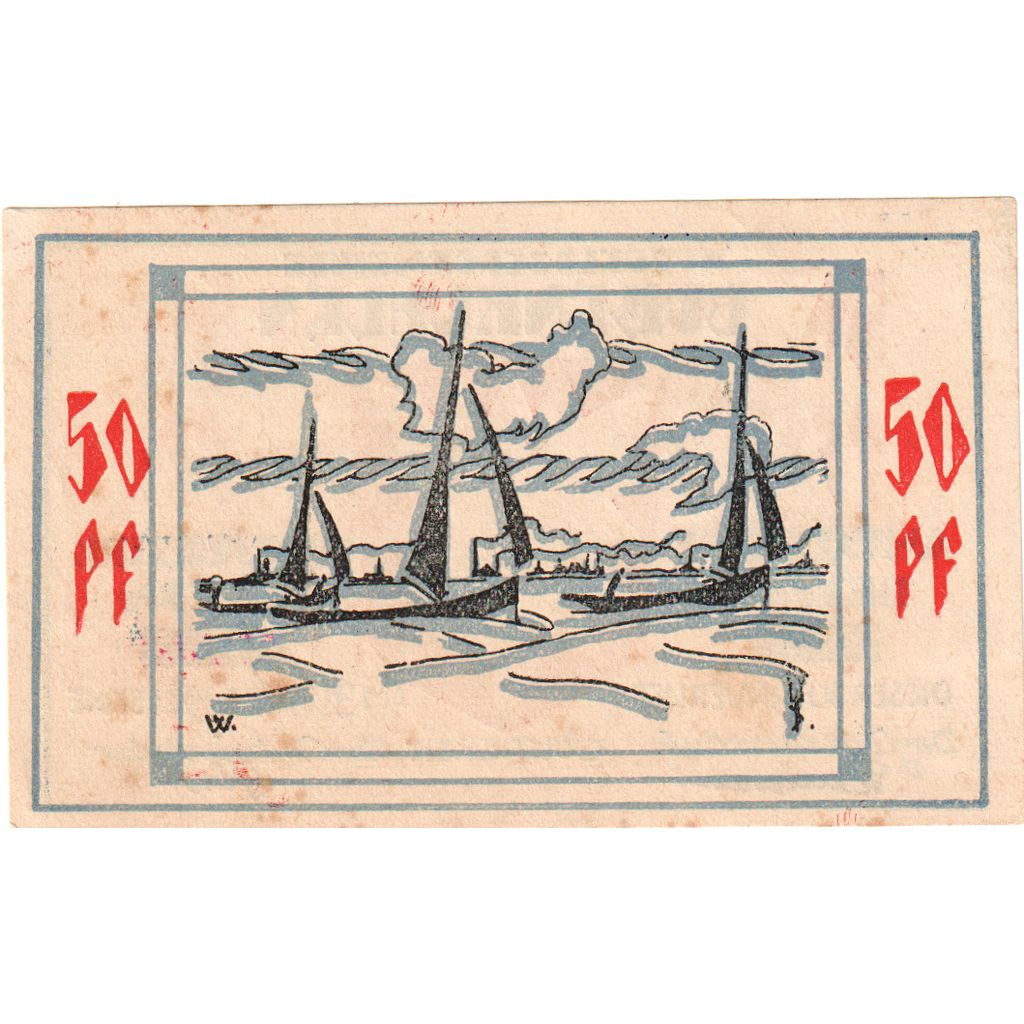 Duitsland, Bullenkuhlen, 50 Pfennig, 1921-12-31, TTB