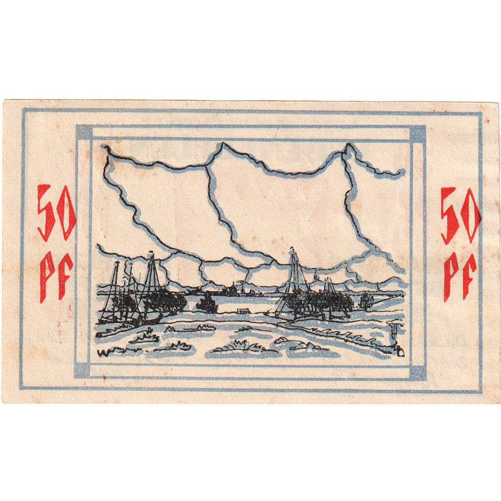 Duitsland, Bullenkuhlen, 50 Pfennig, 1921-12-31, TTB+