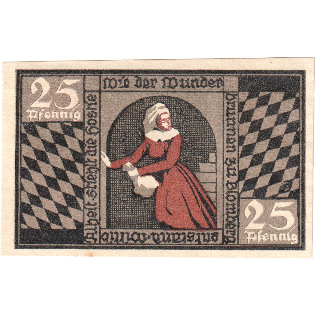 Alemania, Blomberg, 25 Pfennig, SC